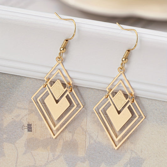 "Elegant & Sexy Summer Drop Earrings – Copper with Iron Posts, Ideal for Vacation or Casual Wear."